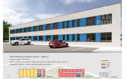 NA PRENÁJOM Budova 1039 m2 + parkovisko 5000 m2 - ROZVOJOVÁ ULICA, KOŠICE