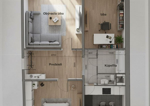 Na predaj 3 izb. byt- Bruselská ulica, Sídlisko Ťahanovce v Košiciach
